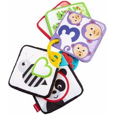Подвесная игрушка Fisher-Price Мягкие карточки "от 1 до 5" (GFX90) голубой/красный/желтый
