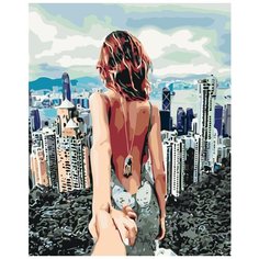 Мегаполис. Следуй за мной Раскраска по номерам на холсте Живопись по номерам KTMK-83302 40х50