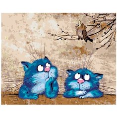 Песня весны Раскраска по номерам на холсте Живопись по номерам KTMK-68818 40х50