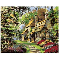 Летняя усадьба Раскраска картина по номерам на холсте KTMK-37104 40х50