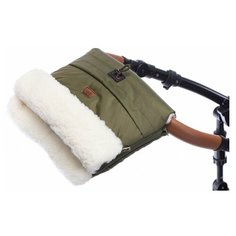 Муфта меховая для коляски Nuovita Alaska Bianco (Khaki/Хаки)