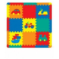 1013 Коврик пазл ПВХ машины (9 листов) с окант. Sunta