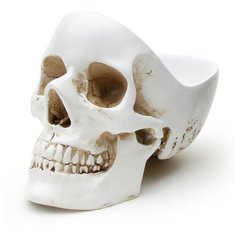 Органайзер для мелочей Skull, белый Suck UK