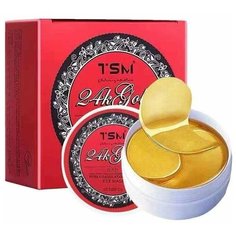 Гидрогелевые патчи против морщинок и темных кругов c частицами золота TSM 24K Gold 60 шт. Nature Love