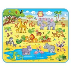Детский развивающий коврик Mambobaby "Сафари" 130х160х0,5см
