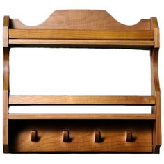 Полка для кухни Доброе дерево Винтаж 4102732 45х10х45 см, коричневый