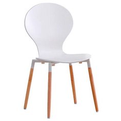 Стул HALMAR K164 (массив, клееное дерево, белый матовый)