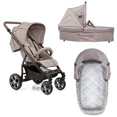 Коляска 2 в 1 Gesslein S4 Air+ Camel/ Tabak+Люлька С3 671671