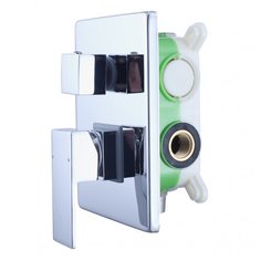 Смеситель встраиваемый Swedbe Platta на 2 выхода в монтажном боксе 5519