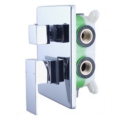 Смеситель встраиваемый подключение на 3 выхода в монтажном боксе Swedbe Platta 5520