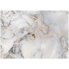 Фотообои ГРИН-ЛЮКС, флизелин эко, "Белый мрамор 390x275" Green Lux