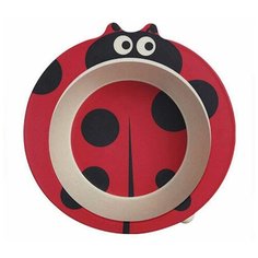 BURRG, Бамбуковая эко-тарелка, божия коровка