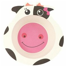 BURRG, Бамбуковая эко-тарелка, корова