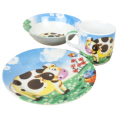 Набор детской посуды, Доляна, Гаврюша, 3 предмета