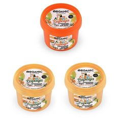 Organic Shop Kitchen Набор для волос Увлажняющий (шампунь 100мл + шампунь 100мл + бальзам 100мл)