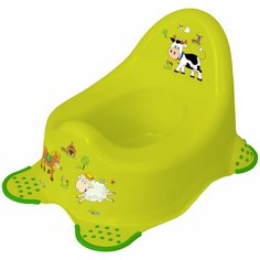 Детский горшок с антискользящей функцией Keeeper adam "funny farm"
