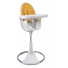 Стульчик + вставка BLOOM Fresco chrome white/желтый E10537 WCYL