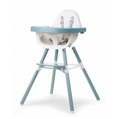 Стульчик для кормления CHILDHOME EVOLU 2 (Удлинитель+столешница+подножка) JADE GREEN CHEVOPJG