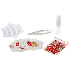 Эврики Аквамозаика "Дед мороз с домиком", брелки 4175126