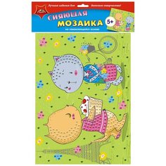 Самокл. сияющая мозаика из мягк. пласт. А3 "Подружки" Апплика