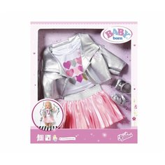 Zapf Creation Комплект одежды для куклы Baby Born 824931 серебристый/розовый