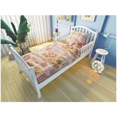 Комплект постельного белья для подростковой кровати Nuovita Плюшевый мишка (розовый)