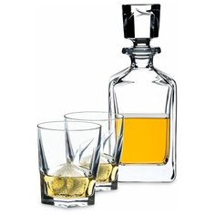 Набор для виски Fire Whisky из 2-х хрустальных стаканов и штофа, серия Tumbler Collection, Riedel 5515/02 S1