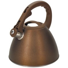93-TEA-RP-01 Чайник 3л со свистком Linea RIPPLE Regent Inox