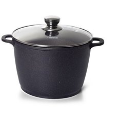 Кастрюля EMMA 24x17см / 6,3л со стеклянной крышкой (алюминий) Fissman