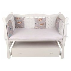 Бортик в кроватку 12 предметов AmaroBaby Путешественники (бязь)