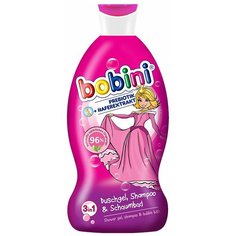 BOBINI 600002754 Шампунь гель и пена для ванны 3в1 CLASSIC Маленькая принцесса 1+,330 мл