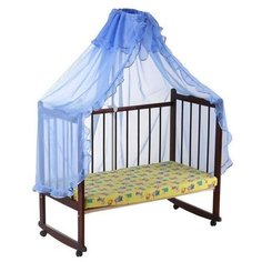 Балдахин Baby-22 однотонный, 150*300 см, голубой Baby22