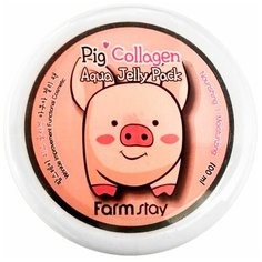 Farmstay увлажняющая маска-желе со свиным коллагеном, 100 мл