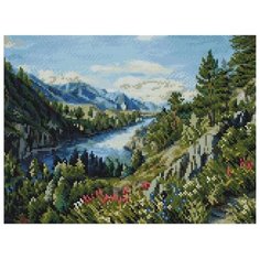 Алмазная мозаика Белоснежка 504-ST-S Река Катунь