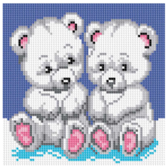 Алмазная мозаика Белоснежка 019-ST-S Медвежата