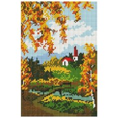Алмазная мозаика Белоснежка 327-ST-S Осенний пейзаж