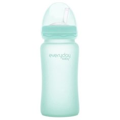 Бутылочка-поильник с трубочкой Everyday Baby 240 мл. мятный