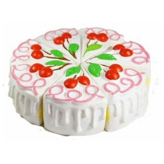 Игрушка для ванной Кудесники Торт (СИ-712) белый