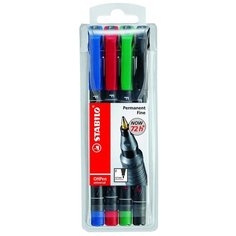 STABILO Набор маркерных ручек OHPen UNIVERSAL, 4 шт. (842/4)