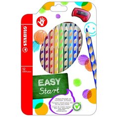 STABILO Цветные карандаши EASY colors 12 цветов (332/12)