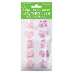 Декоративные элементы из акрила НАБОР №18 "ФИГУРКИ МИКС 1" Hobby Time