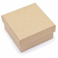 Шкатулка из картона для декорирования. 7x7x3,5 см Hobby Time