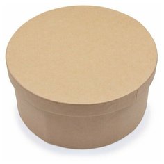 Шкатулка из картона для декорирования. Ø15x7 см Hobby Time