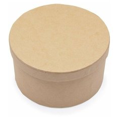 Шкатулка из картона для декорирования. Ø11x6 см Hobby Time