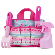 Sunny Patch Набор для садоводства в сумочке(розовый) Melissa Doug 6702