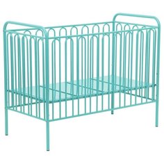 Кроватка Polini Vintage 150 (классическая) бирюзовый