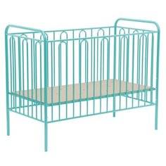 Кроватка Polini Vintage 110 (классическая) бирюзовый