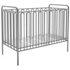Кроватка Polini Vintage 150 (классическая) серебро