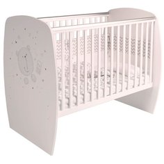 Кроватка Polini French 700 Teddy (классическая) белый