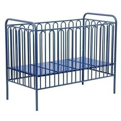 Кроватка Polini Vintage 150 (классическая) синий
